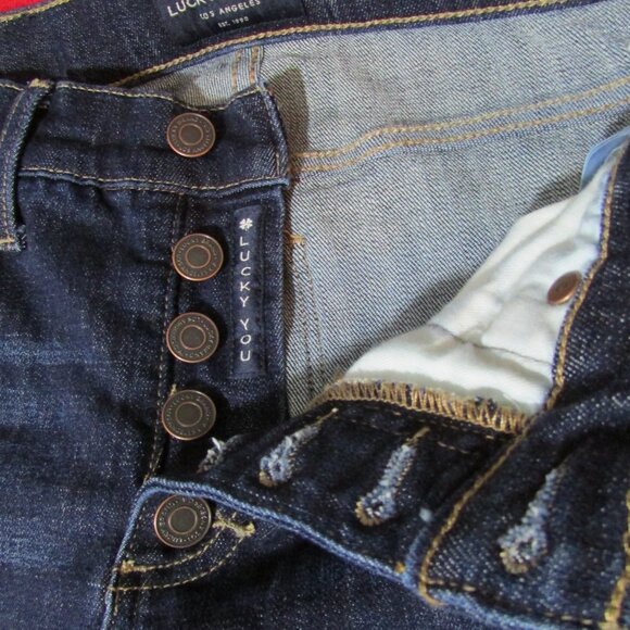 Lucky Brand Ava Boot Mid Rise Jeans Button Fly - Picture 3 of 8